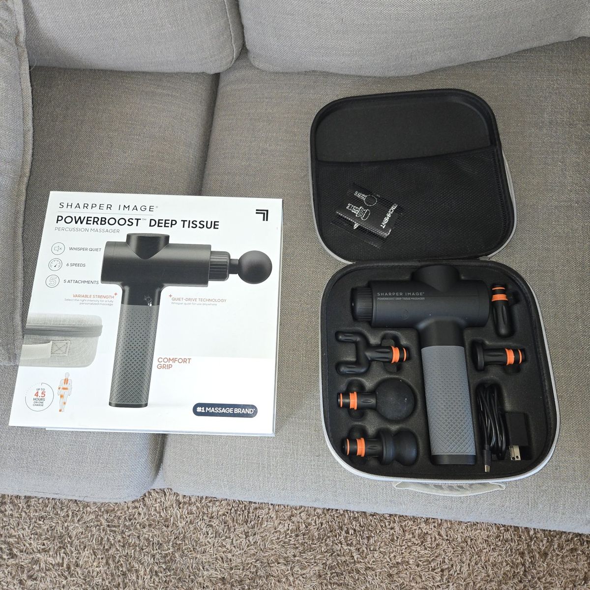 sharper image massage gun