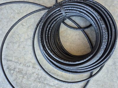 250' Coil of Black Rg 6 Coaxial Cable