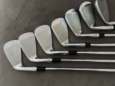 Wilson Staff Model Blade Irons Set (3-8, P) - Forged 8620 Carbon Steel, Milled Face