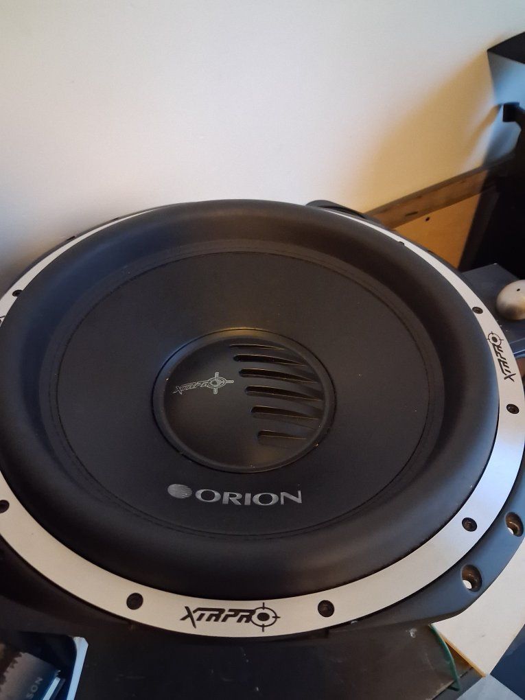 Orion XTRPRO Car Audio Subwoofer - High-Performance Bass Speaker. Never installed ! Brand new open box with warranty.