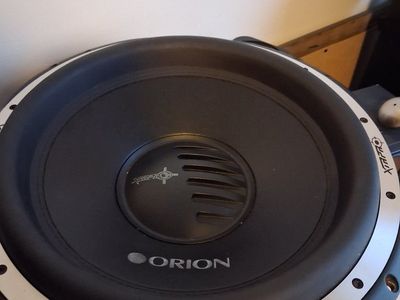 Orion XTRPRO Car Audio Subwoofer - High-Performance Bass Speaker. Never installed ! Brand new open box with warranty.
