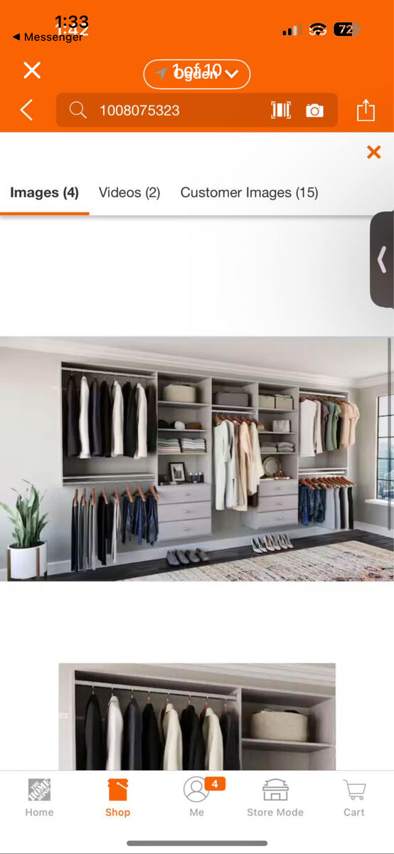 Closet Evolution Deluxe Rustic Grey Organizer