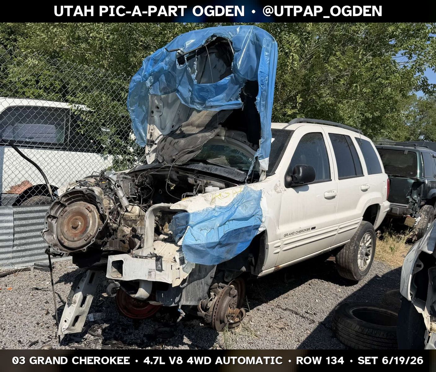 2003 Jeep Grand Cherokee WJ Parts - UTPAP Ogden