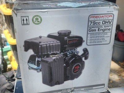PREDATOR ENGINES 79cc OHV Horizontal Shaft Gas Engine - New in Box