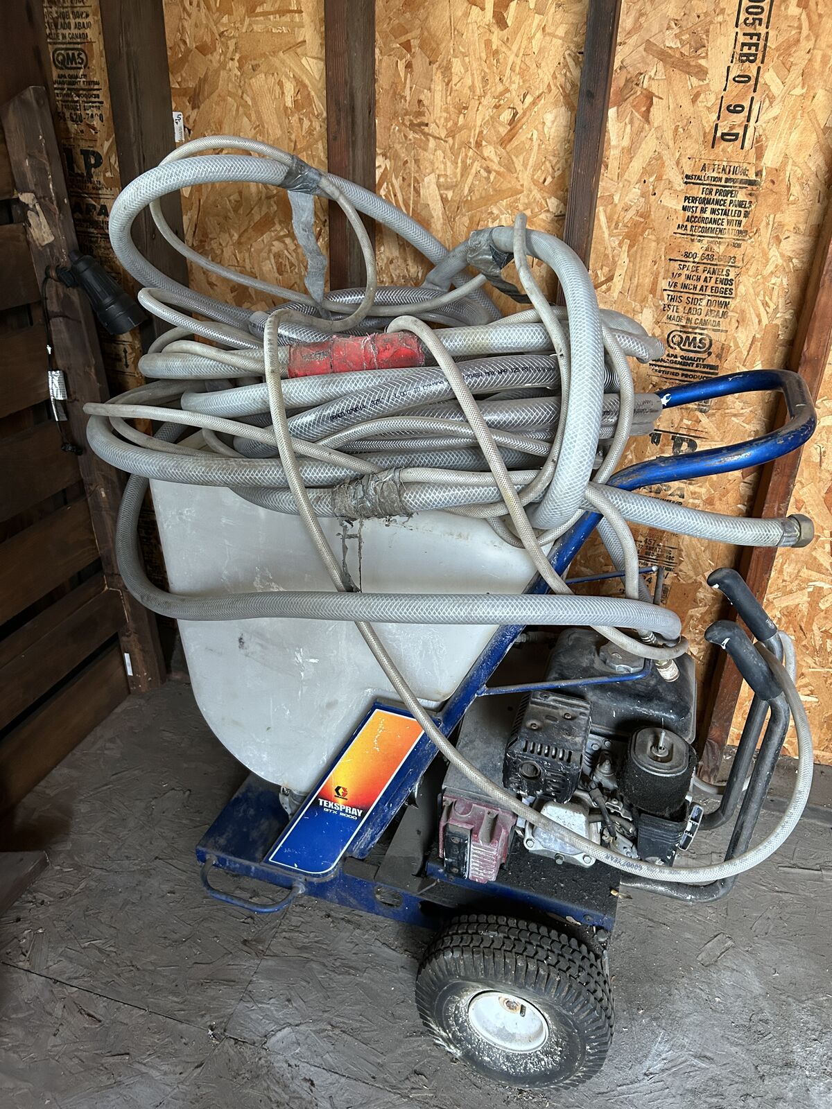 Gas TexSpray GTX 2000 Texture Sprayer-Gun & 100' Hose--$600 OBO