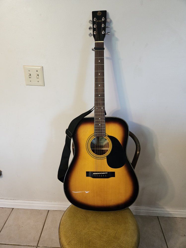 Beginner's Guitar with case, 2 books