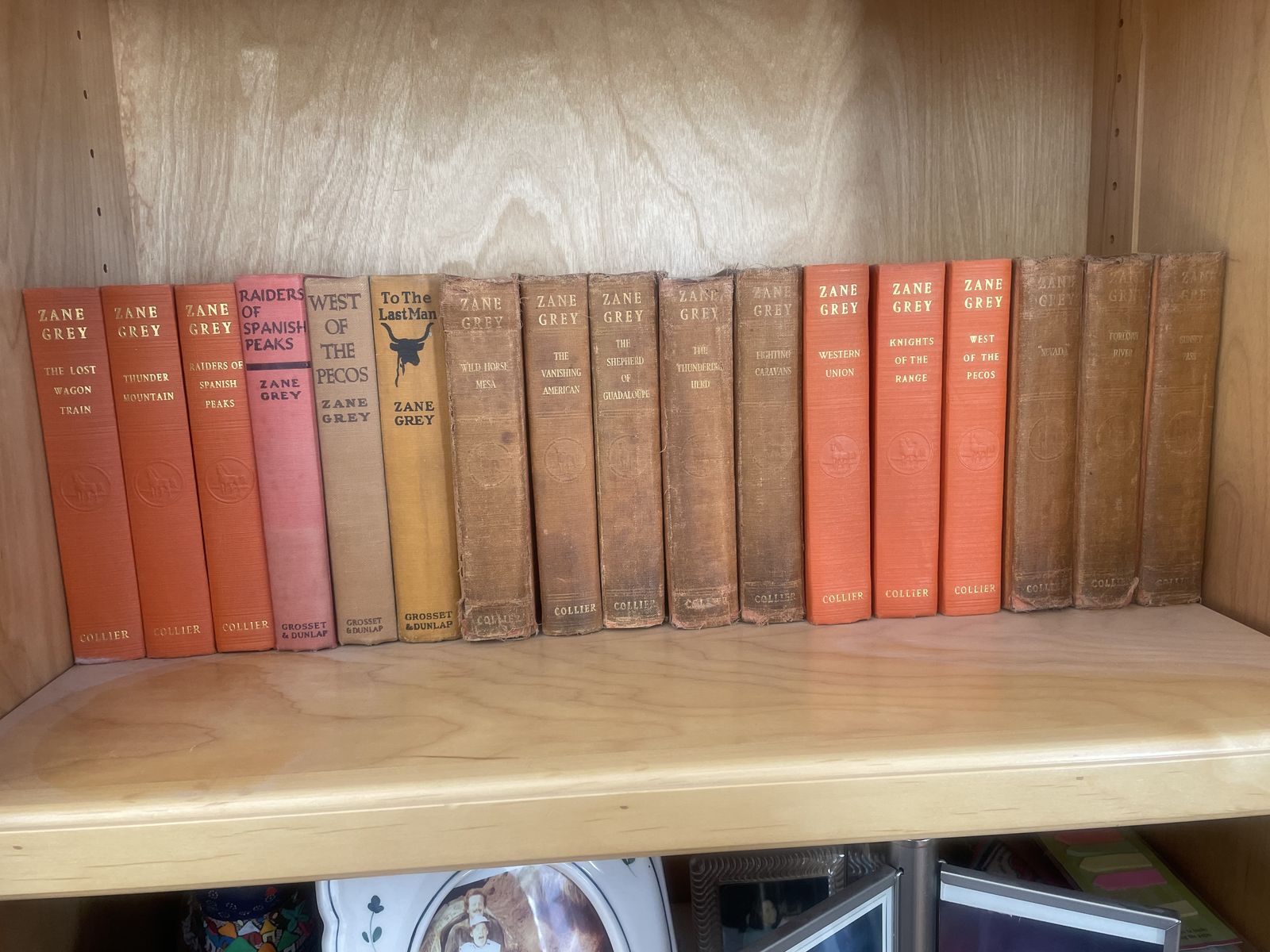 Vintage Zane Grey Novels Lot of 17