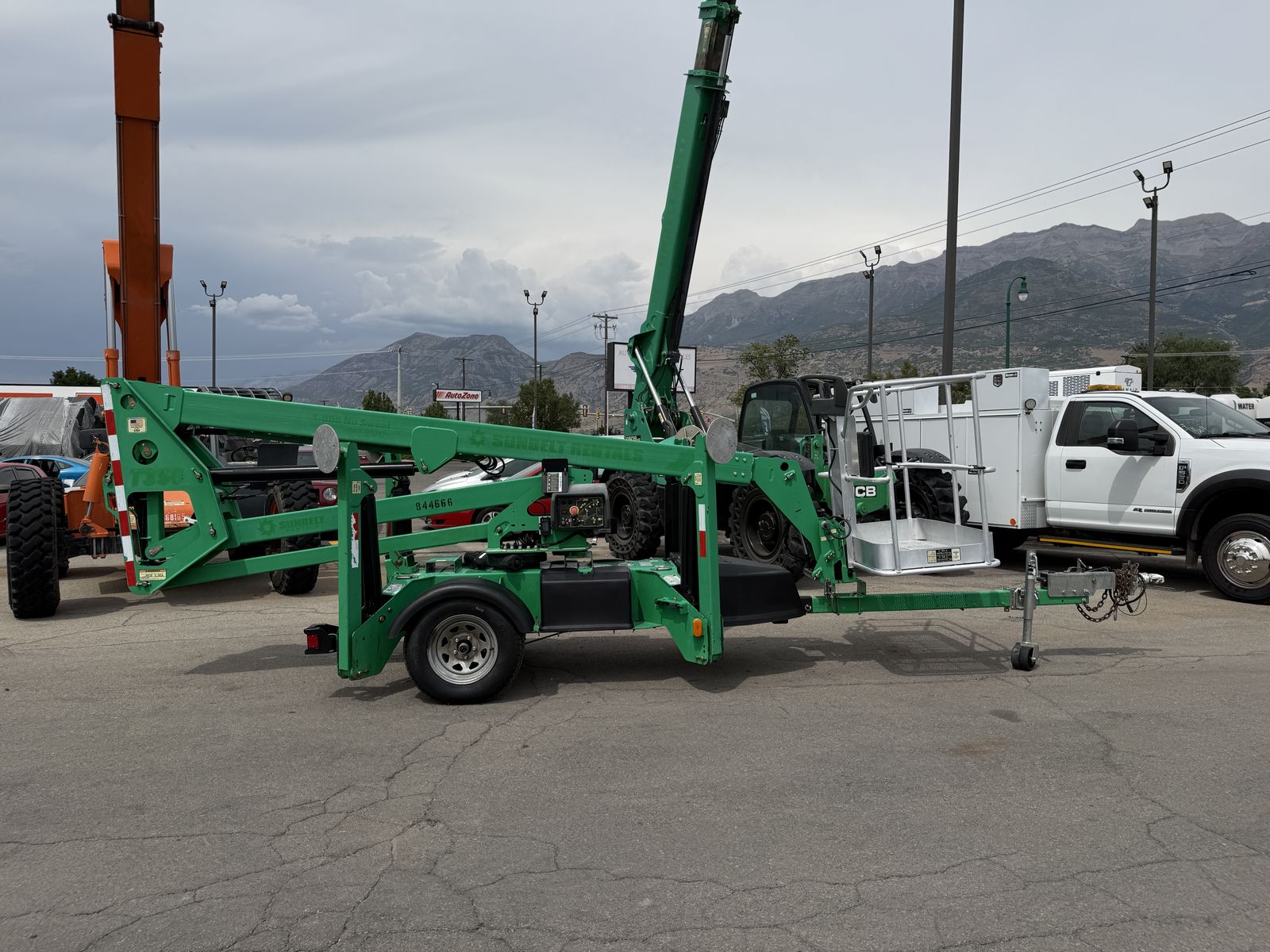Used Tow Behind Aerial Boom Lift 2016 JLG T350 35'