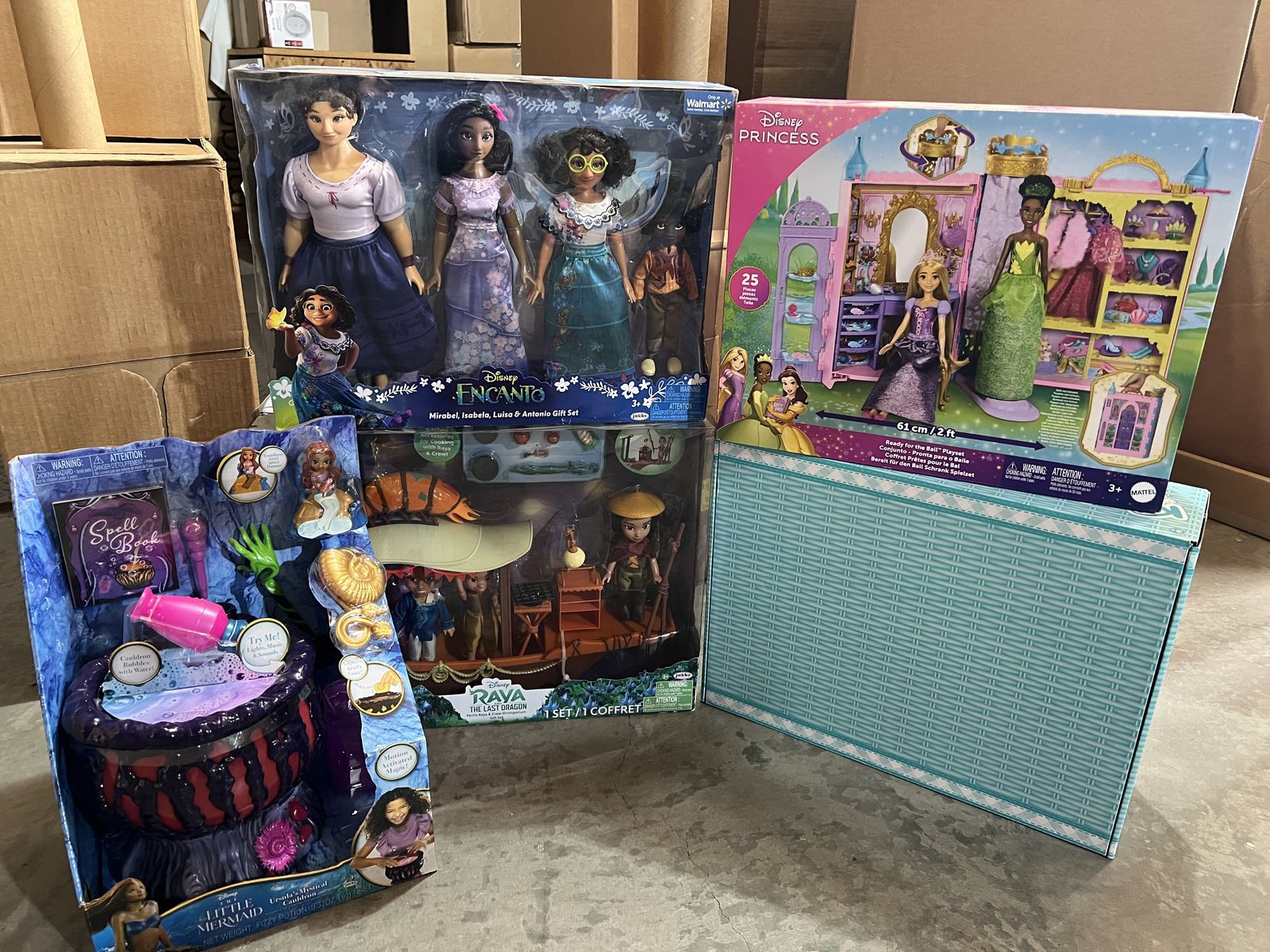 NEW: Kindi Kids, Disney Raya, Princess, Encanto, Ariel Toys