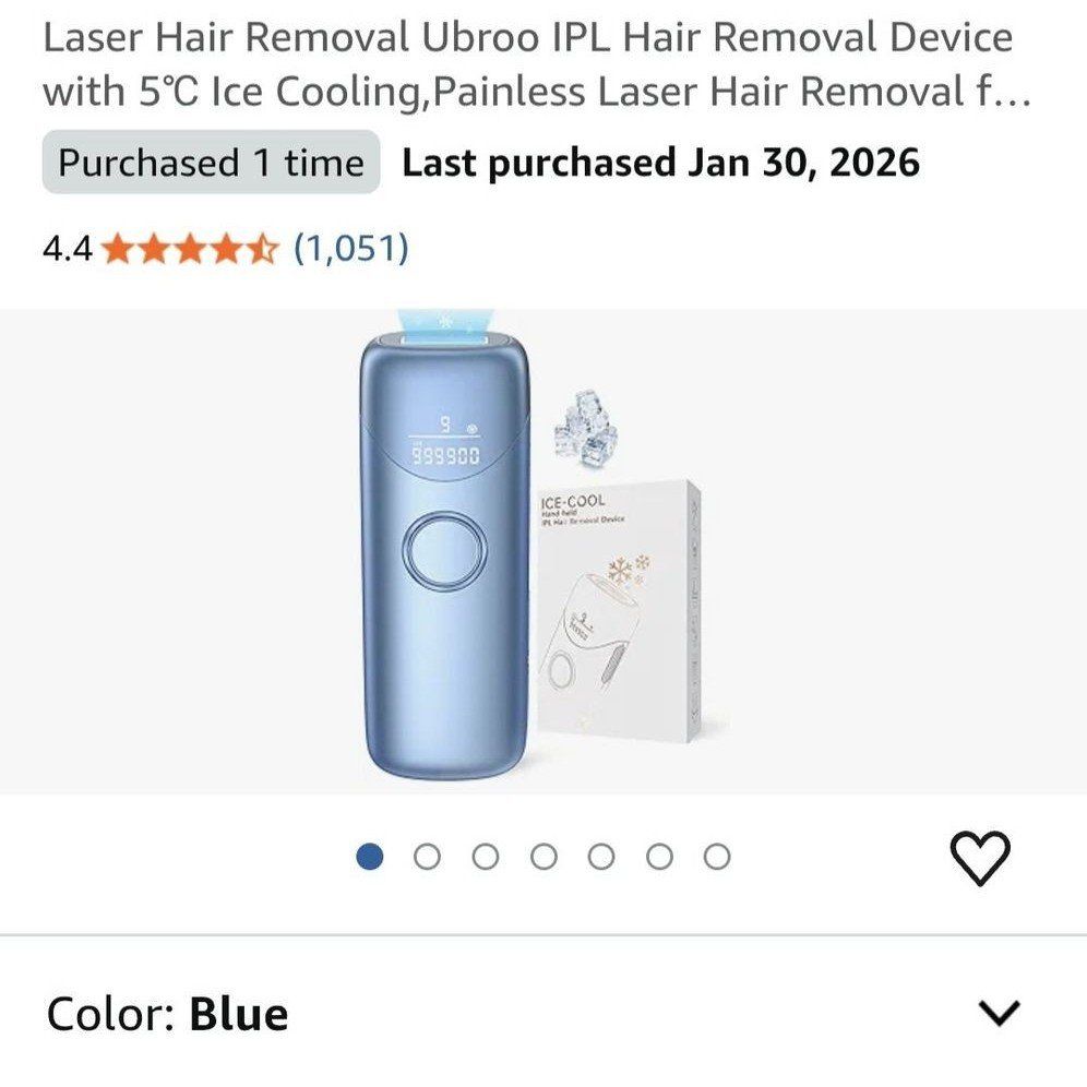 Brand new laser hair removal device