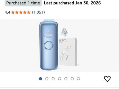 Brand new laser hair removal device