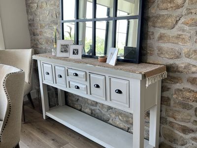 Sturdy and cute side table.