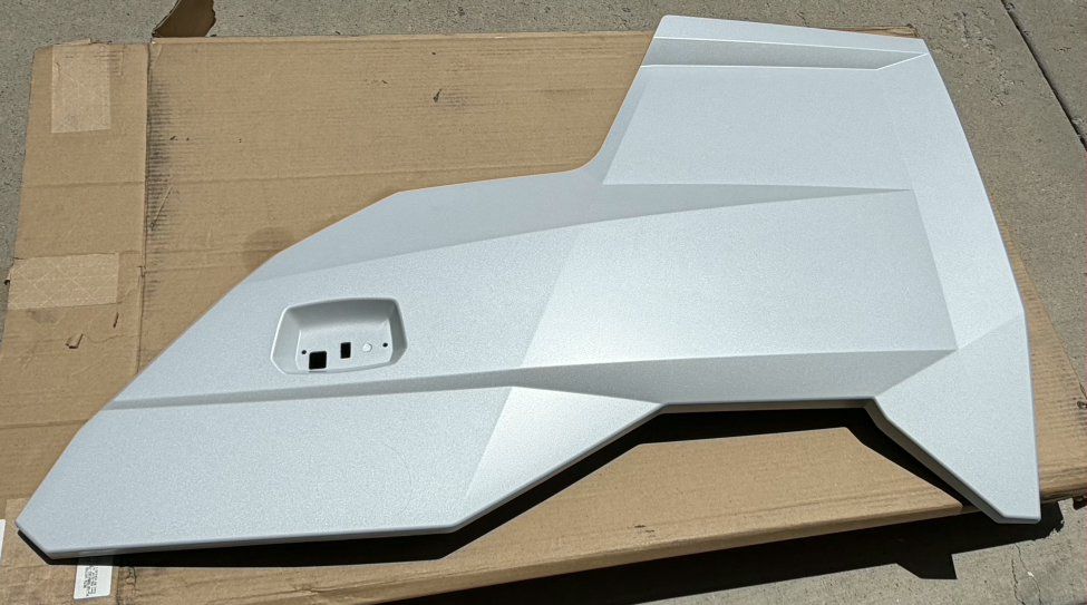 BRAND NEW IN BOX Polaris General White Driver's Side Front Door with Decals