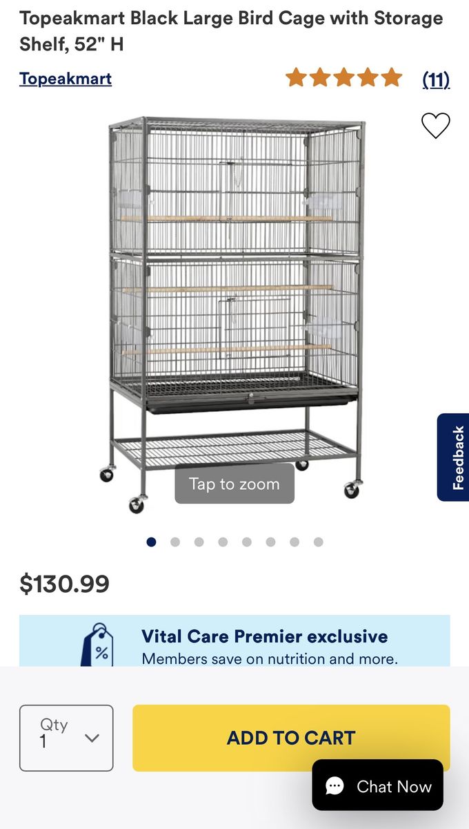 Large Parrot Cage