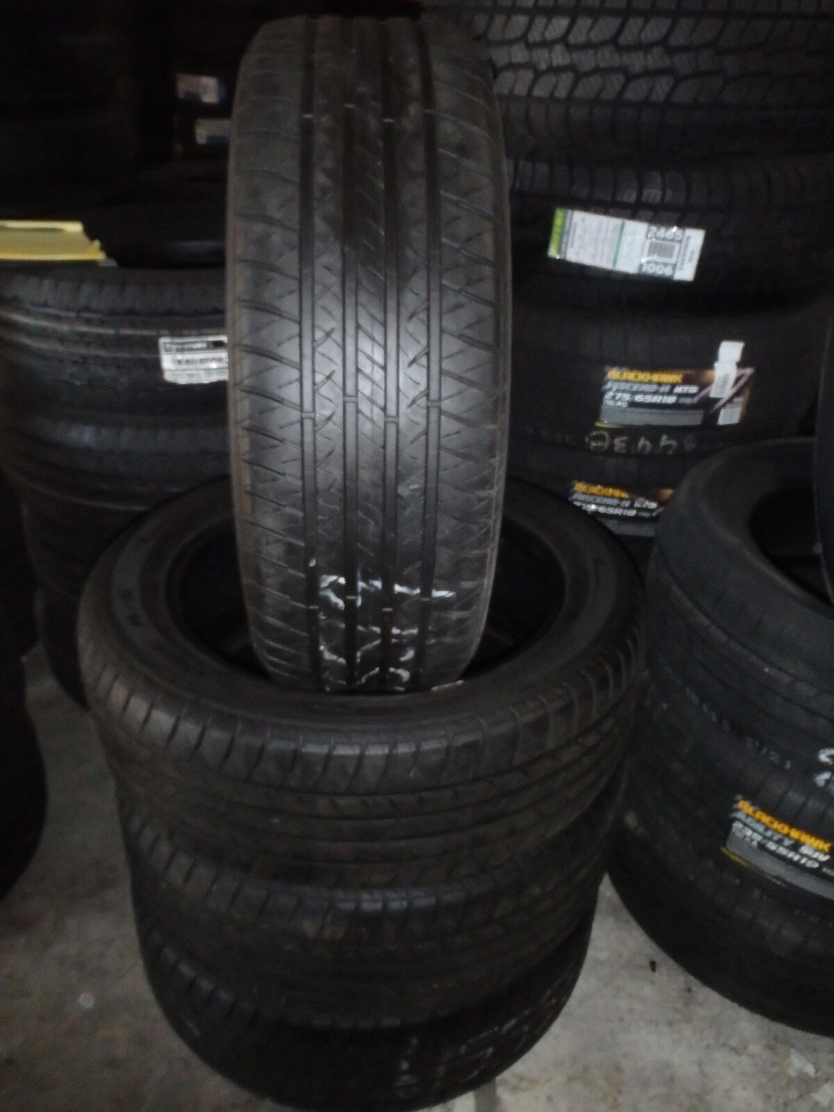 235/55R19 KELLY EDGE A/S SET OF USED TIRES