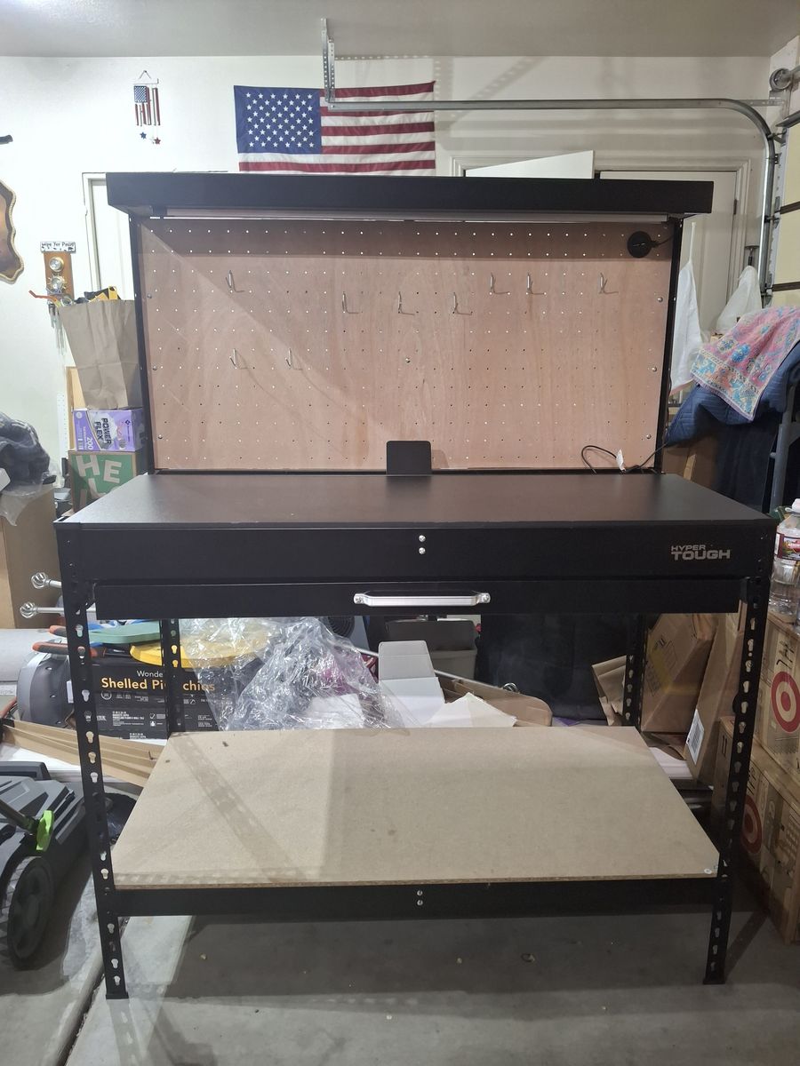 Work Bench By Hyper Tough With LED Light