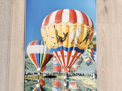 vitange Retro Hot Air Ballon Picture