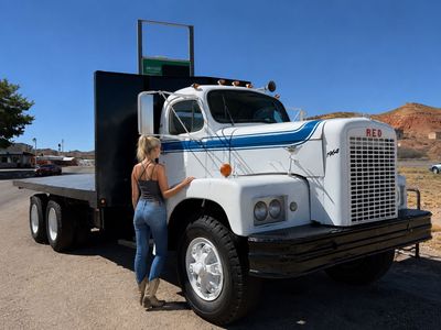 1964 Red Flatbed Truck 6x4