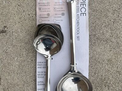 BE New 10 Piece Stainless Steel Kitchen Tool Set