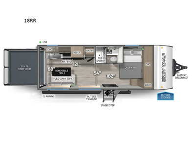 2026 Forest River RV Cherokee Grey Wolf 18RR