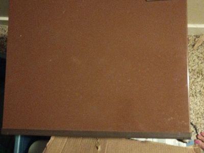 Vintage Emerson Compact Refrigerator Mini Fridge Brown