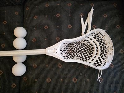 STX Lacrosse Stick / Long-Defensive Pole & Balls