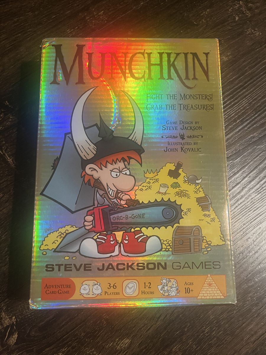 Munchkin Adventure Card Game Special Foil Box Edition