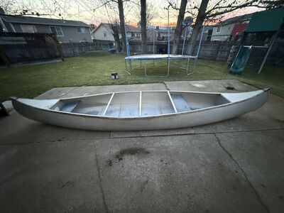 14.5' Aluminum Canoe