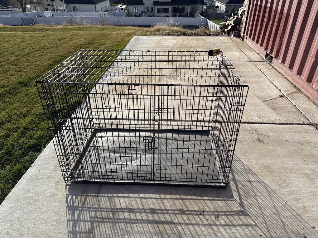 xtra large 2 door dog crate