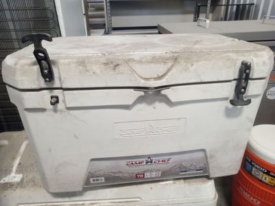 Camp Chef 70 Quart Cooler - White Rotomolded Ice Chest