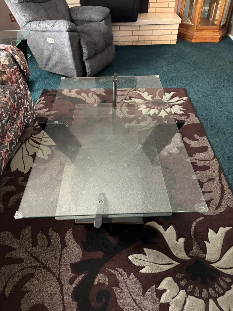 Glass Coffee and End Tables