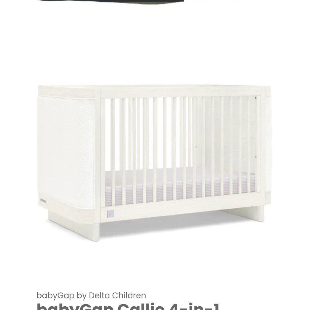 NEW- Baby Gap Callie 4-in-1 Upholstered Crib