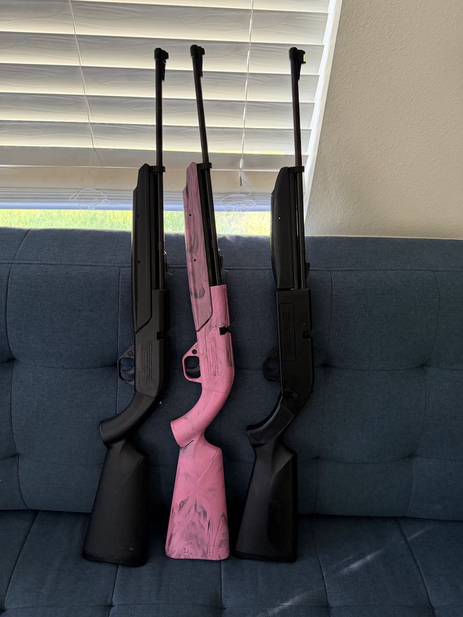 BB Air Rifles - Multiple Colors (Black, Pink)