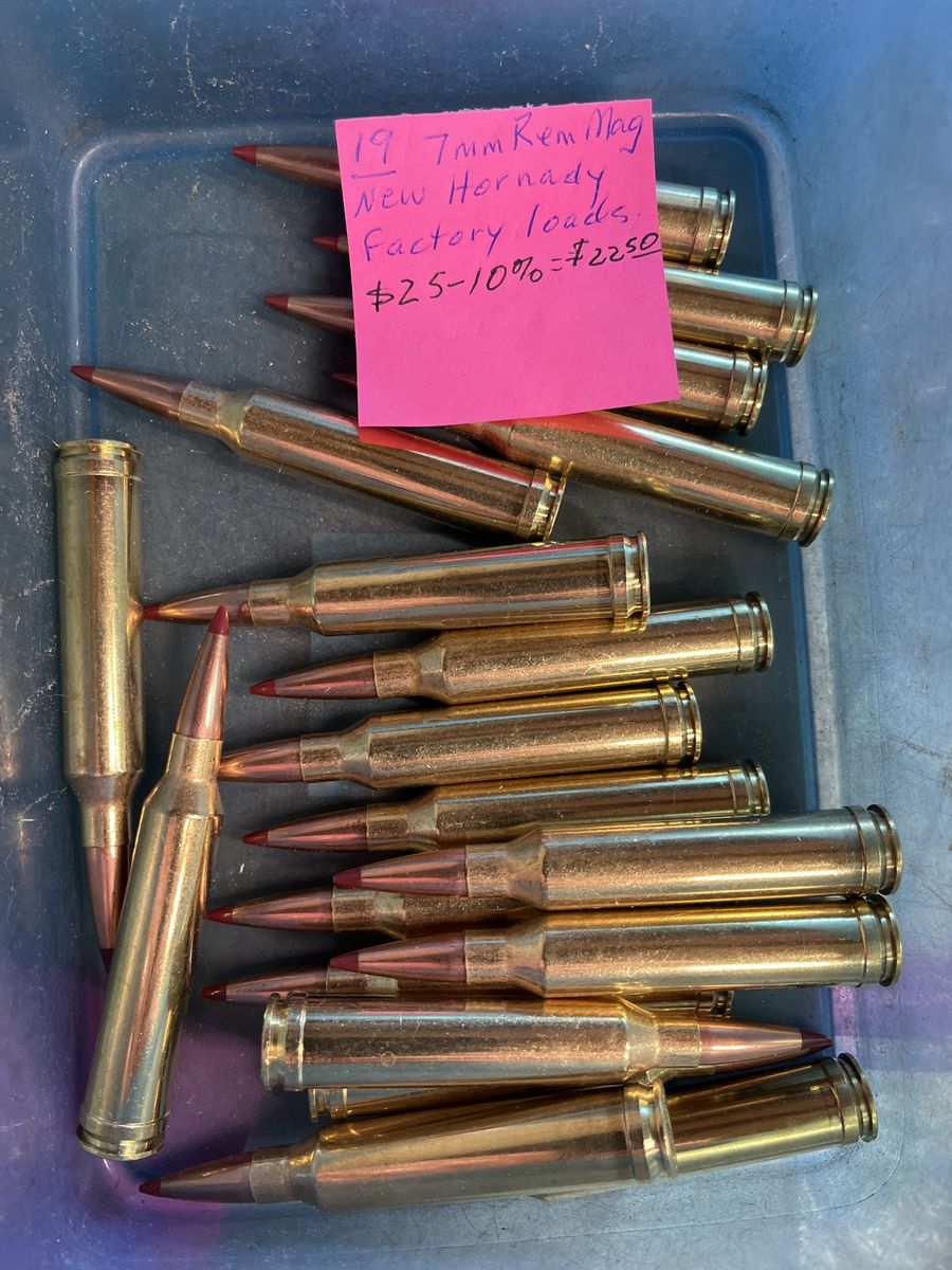 7mm Rem Mag factory ammo.