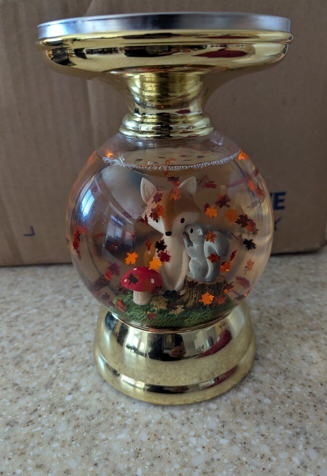 Bath & Body Works Fox 3-Wick Globe Candle Holder