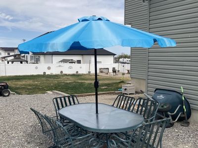 Patio Set With Umbrella
