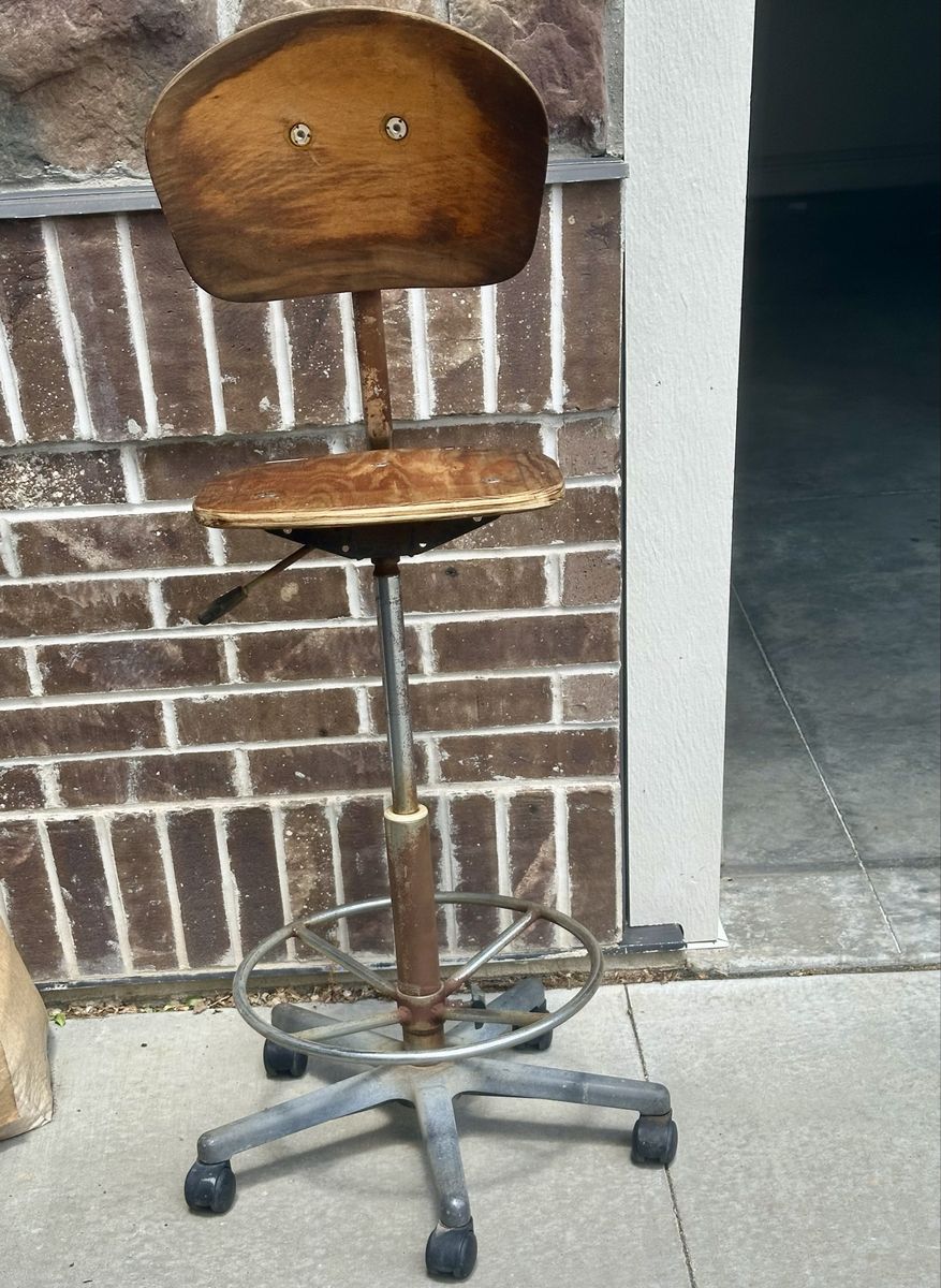 Antique Toledo? Drafting chair