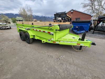 2026 PJ Trailers 7X14 DV 15.4K with 2' Sides Dump