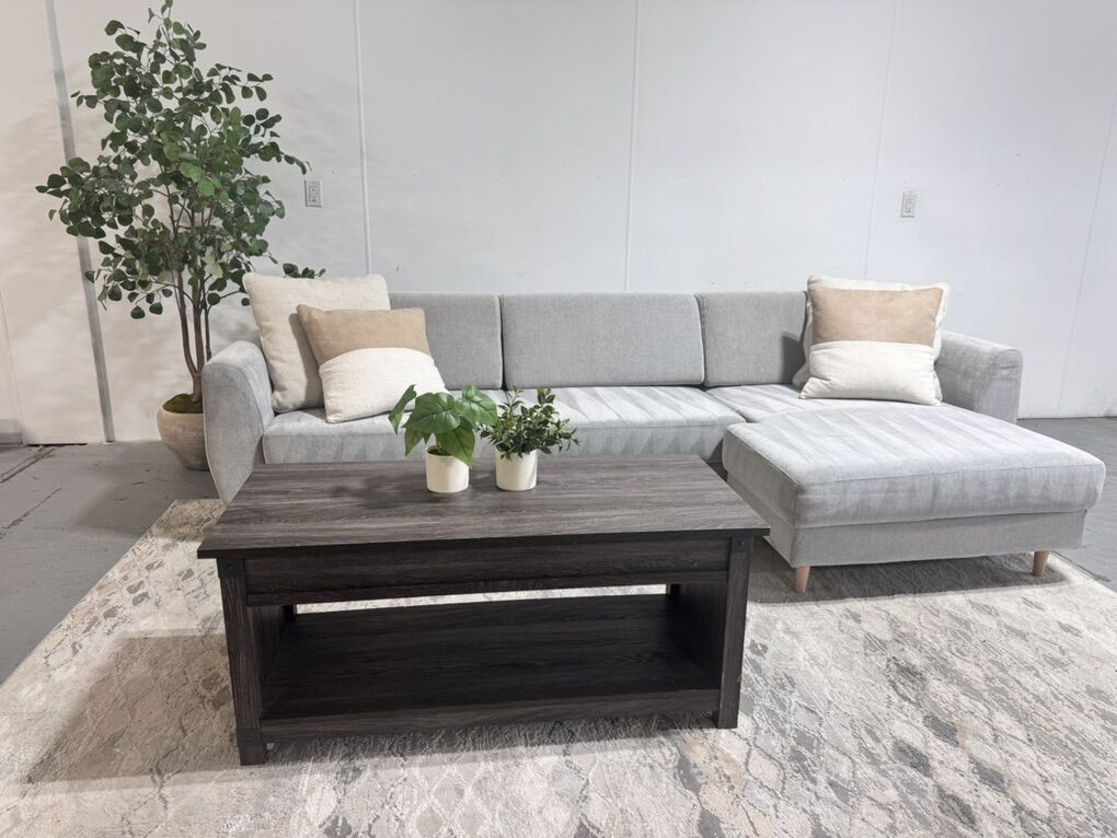 IKEA GRAY 2 PIECE SECTIONAL - FREE DELIVERY