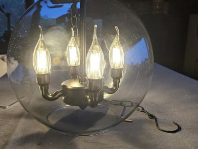 New in box Battery Operated LED Chandelier Lights