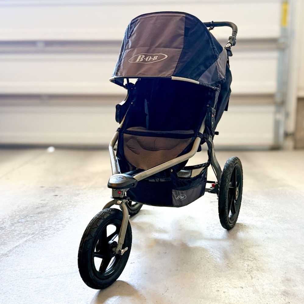 CLEAN BOB Revolution Pro Jogging Stroller Gray Black