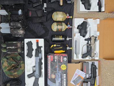 Paintball & Airsoft Gear Bundle - Tanks & Accessories