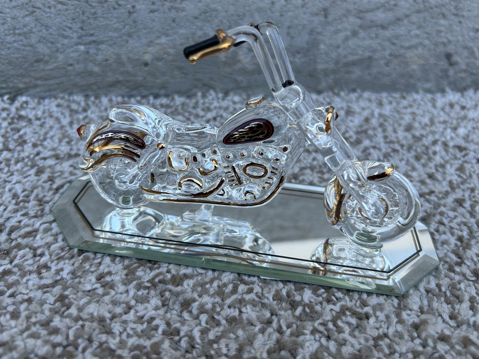 Glass motorcycle 