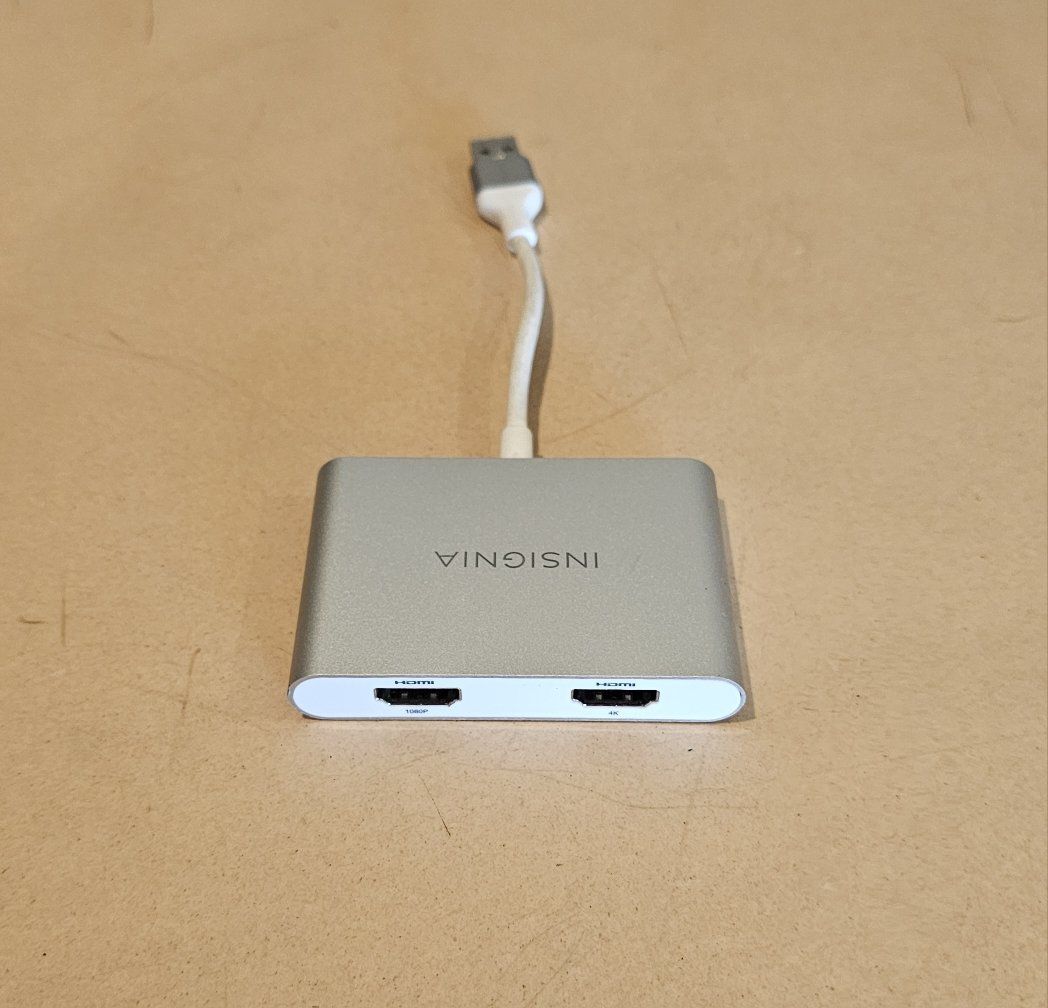 Insignia NS-PU37XHD2 USB 3.0 to Dual HDMI Adapter 1080P
