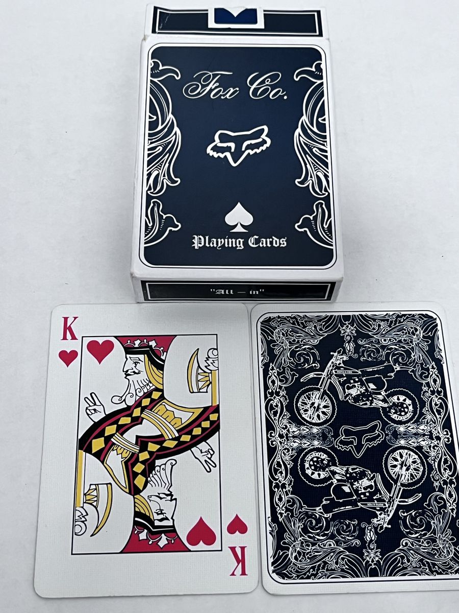 Fox Racing Motocross Theme Playing Cards Deck Supercross