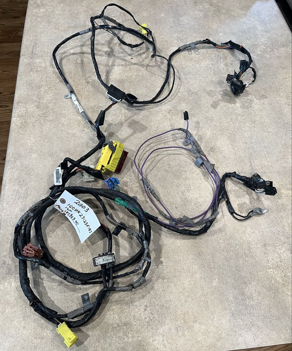 2003 Chevy Silverado GMC Sierra Crew Cab OEM Body Wiring Harness 15196941