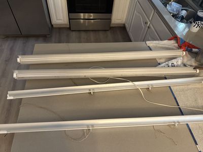 Unbranded 4ft LED Shop Lights - Set of 4, Plug-In, Linkable for Garage/Workshop