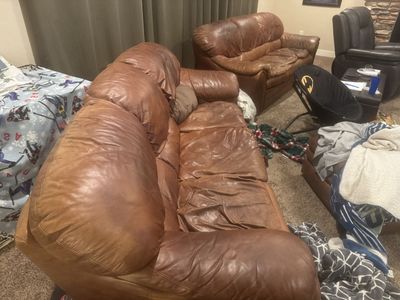 Older Leather Couches