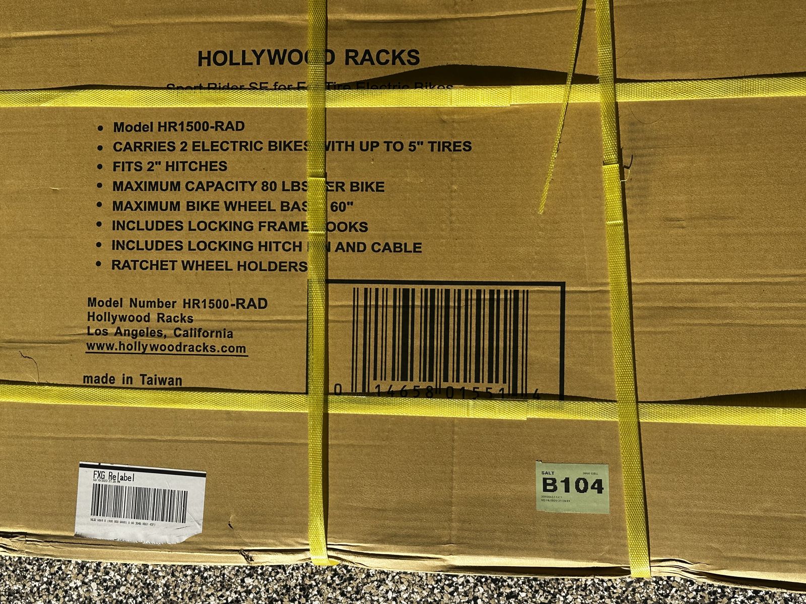 Hollywood sport E bike rack