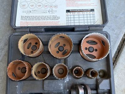 RIDGID Hole Saw Kit with Case - Used